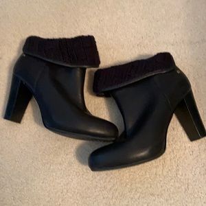 Ugg leather black booties
